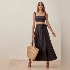 Reformation Palm Linen Two-piece set